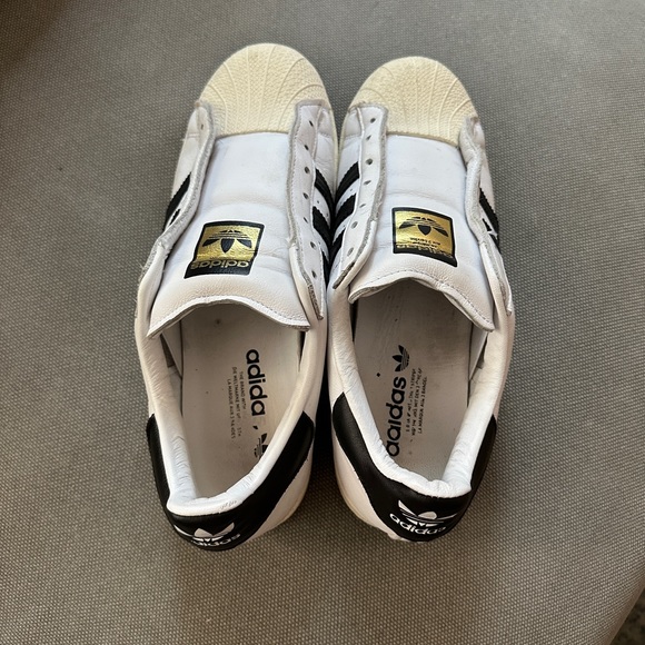 ADIDAS LACELESS SHOES WHITE - Picture 4 of 6